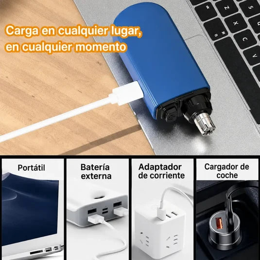 Recortador Portátil Vello Nasal USB
